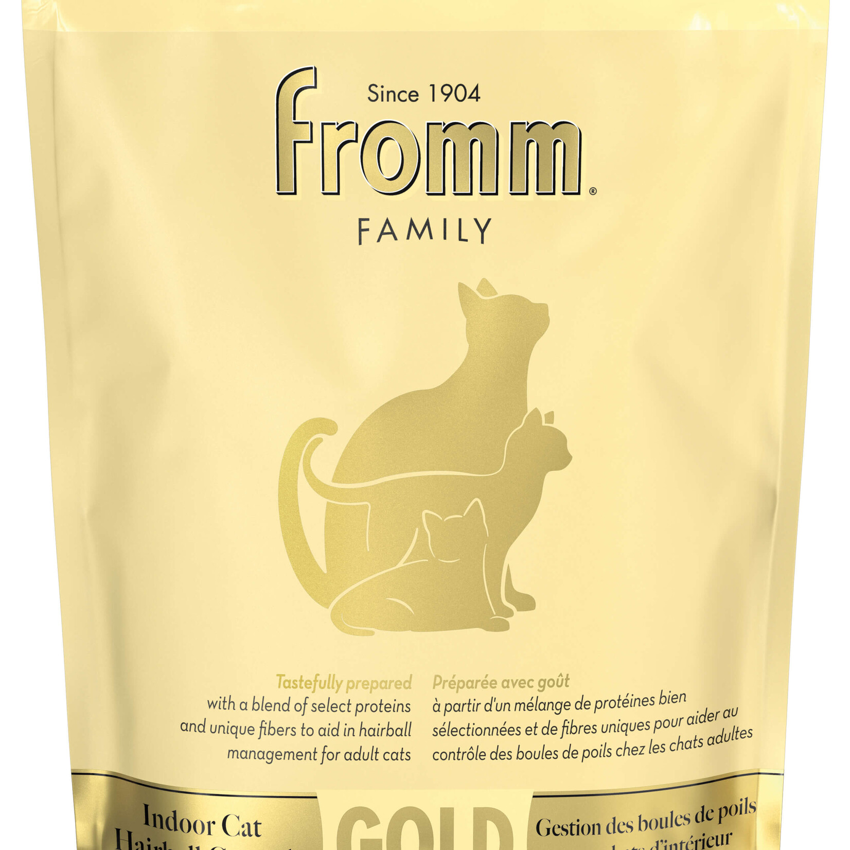 Fromm Recette de nourriture pour chat d’intérieur gestion de boules de poils