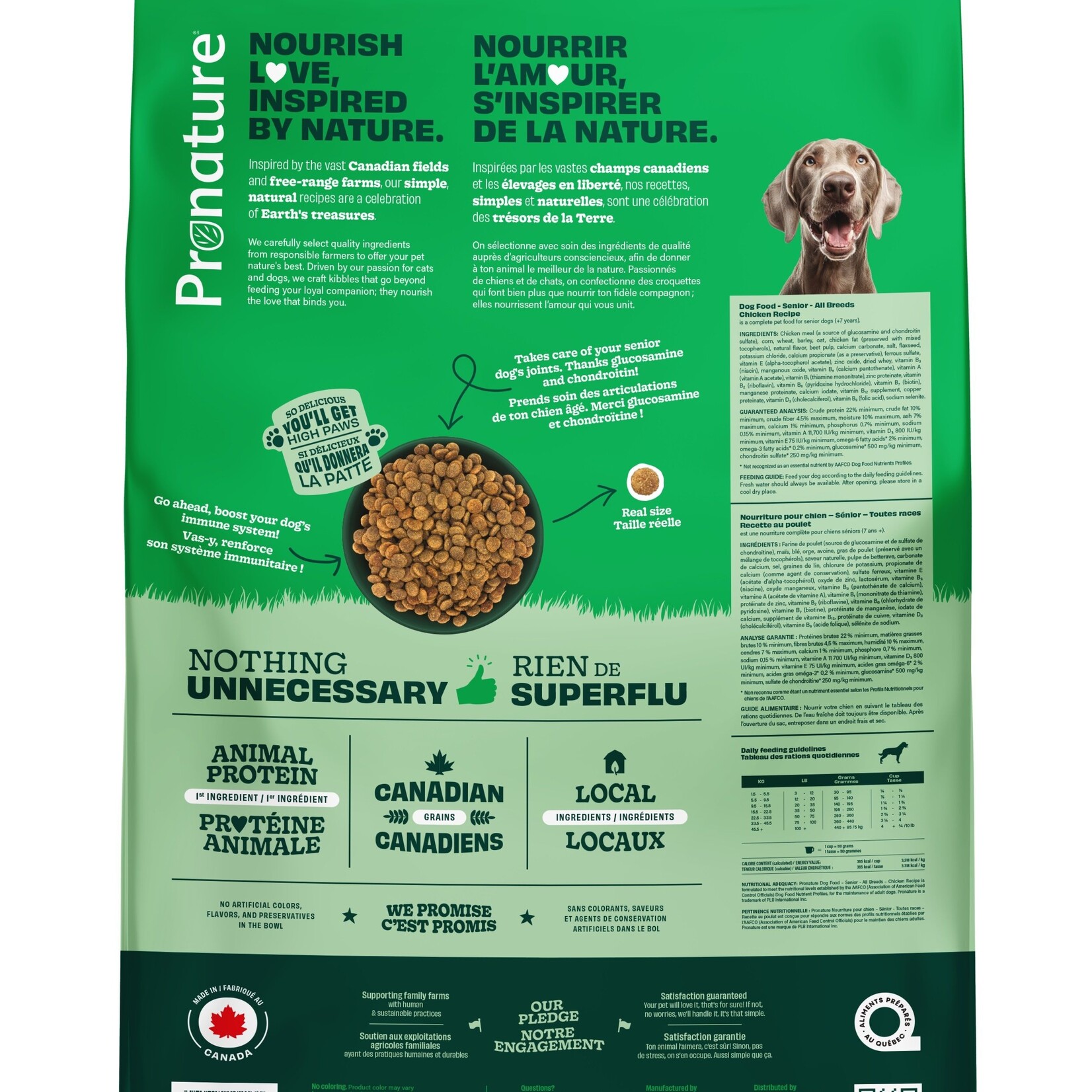 Dog Food, Senior, All Breeds - Chicken Recipe