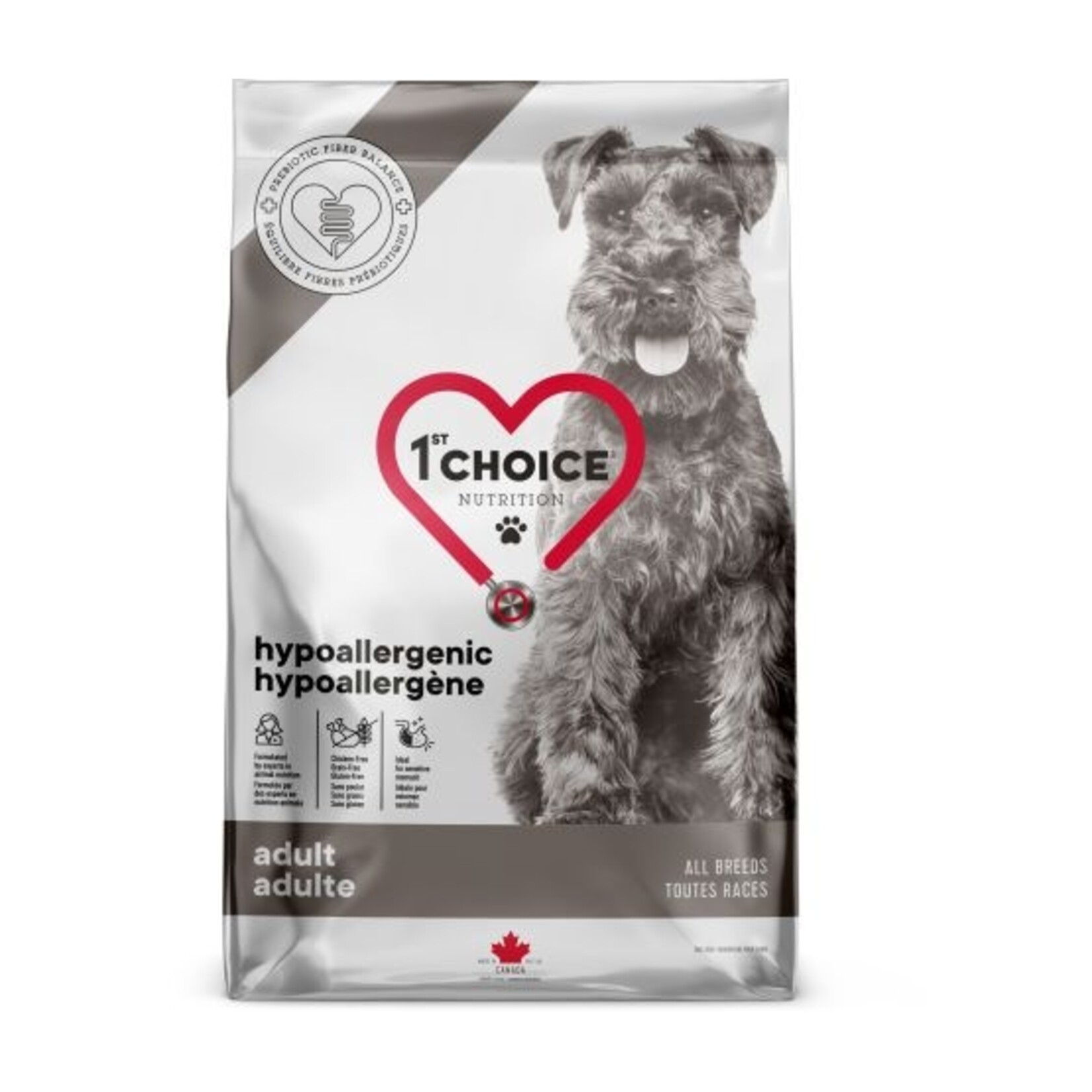 1St Choice Nourriture Pour Chien, Toutes Races, Hypoallergène - Canard Sans Grains