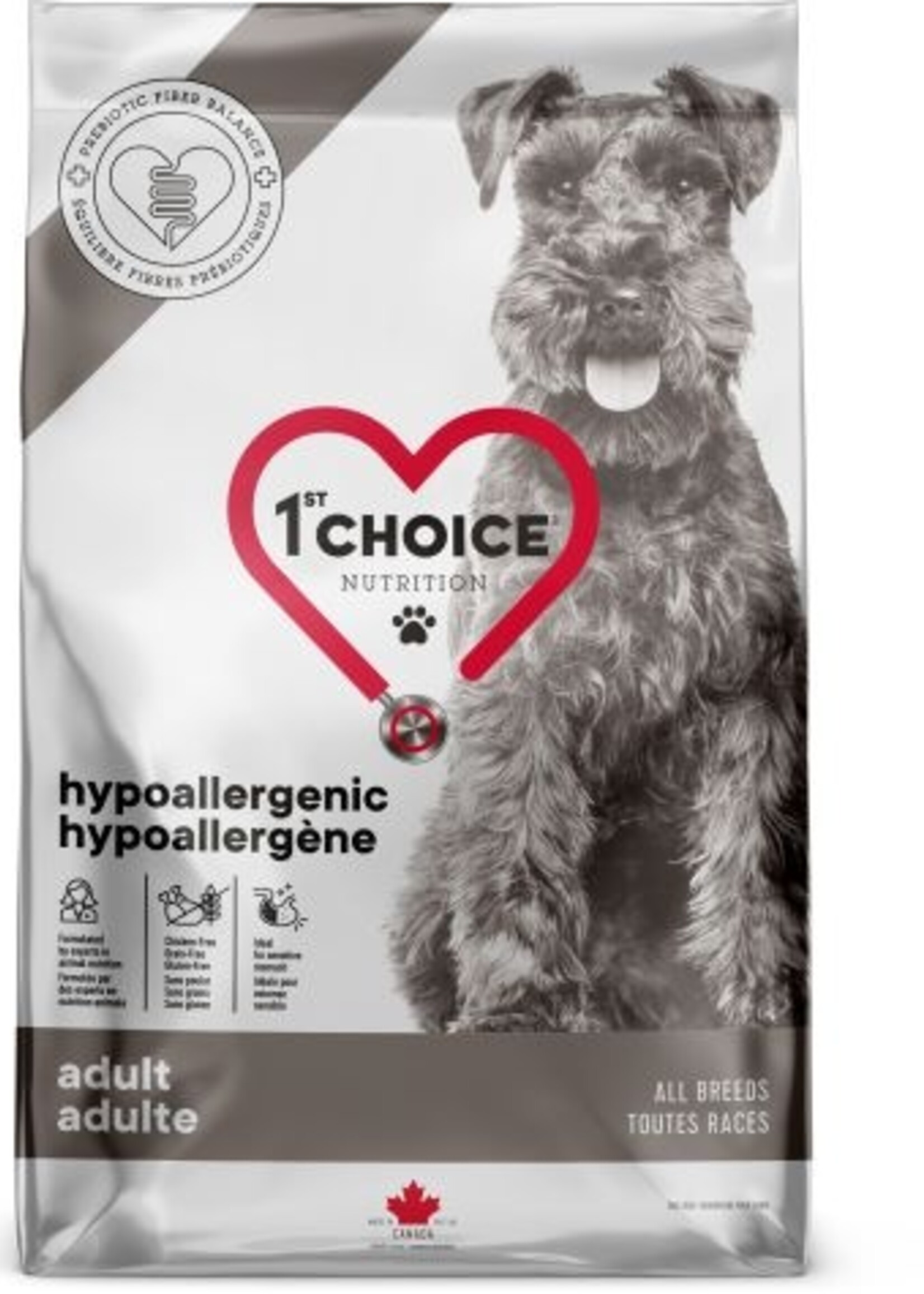 1St Choice Dog Food, All Breeds, Hypoallergenic - Grain Free Duck