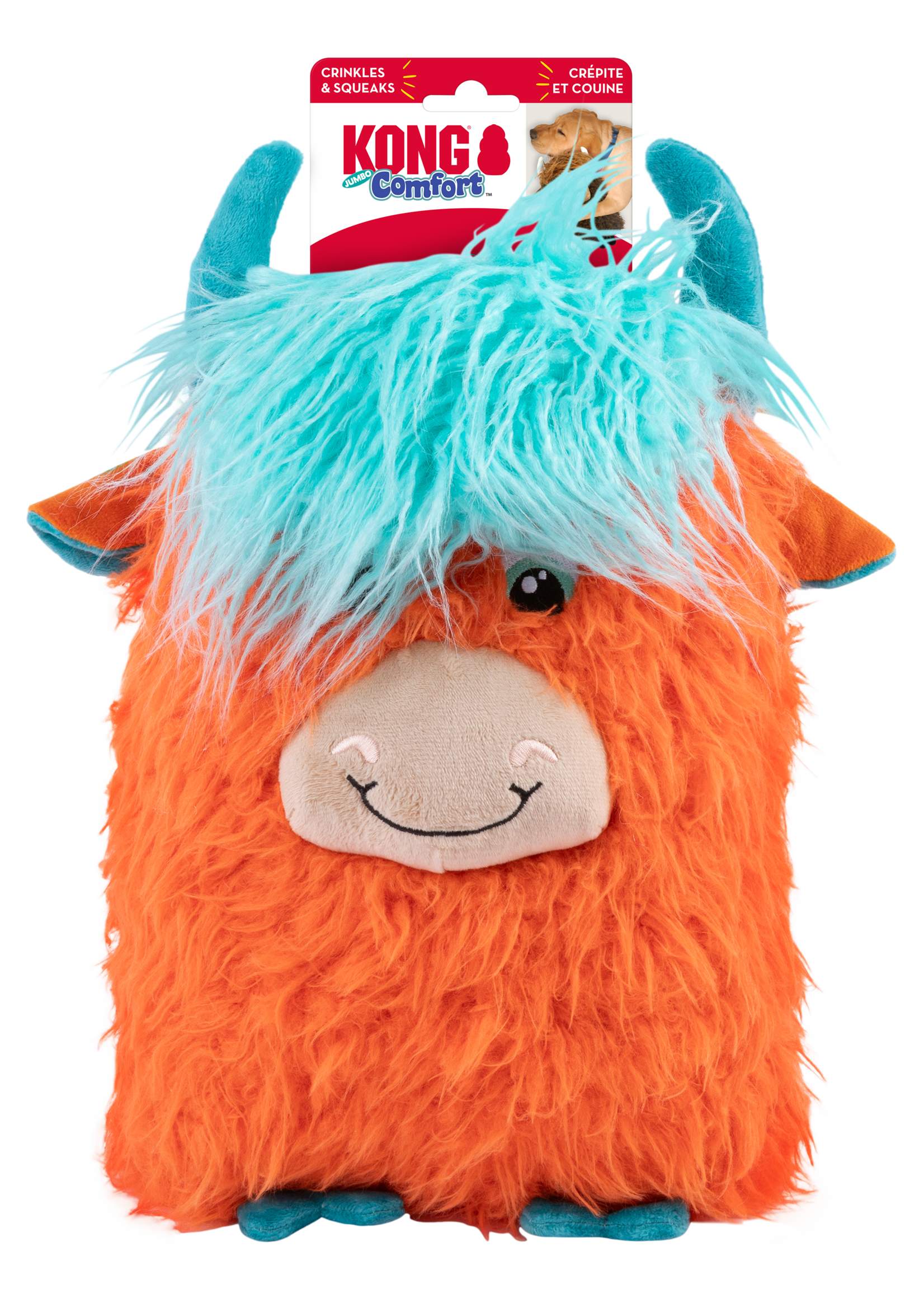 kong Comfort Jumbo Highland Cow Assorted