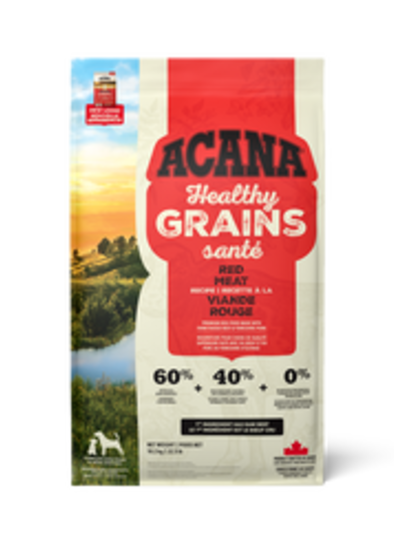 ACANA Healthy Grains, Red Meat Recipe Dry Dog Food