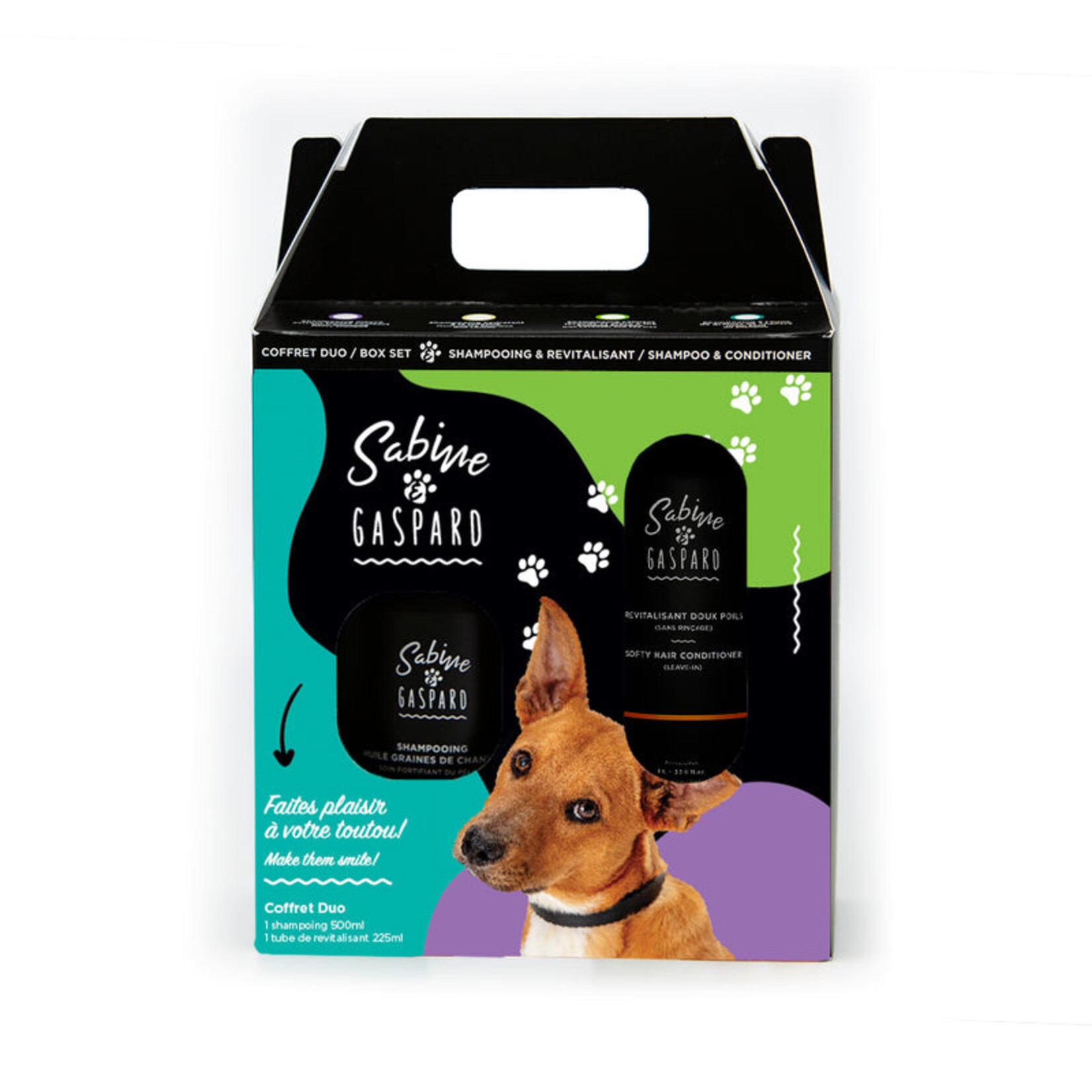 Coffret Duo Calmant, Shampoing 500ml + Revitalisant 225ml