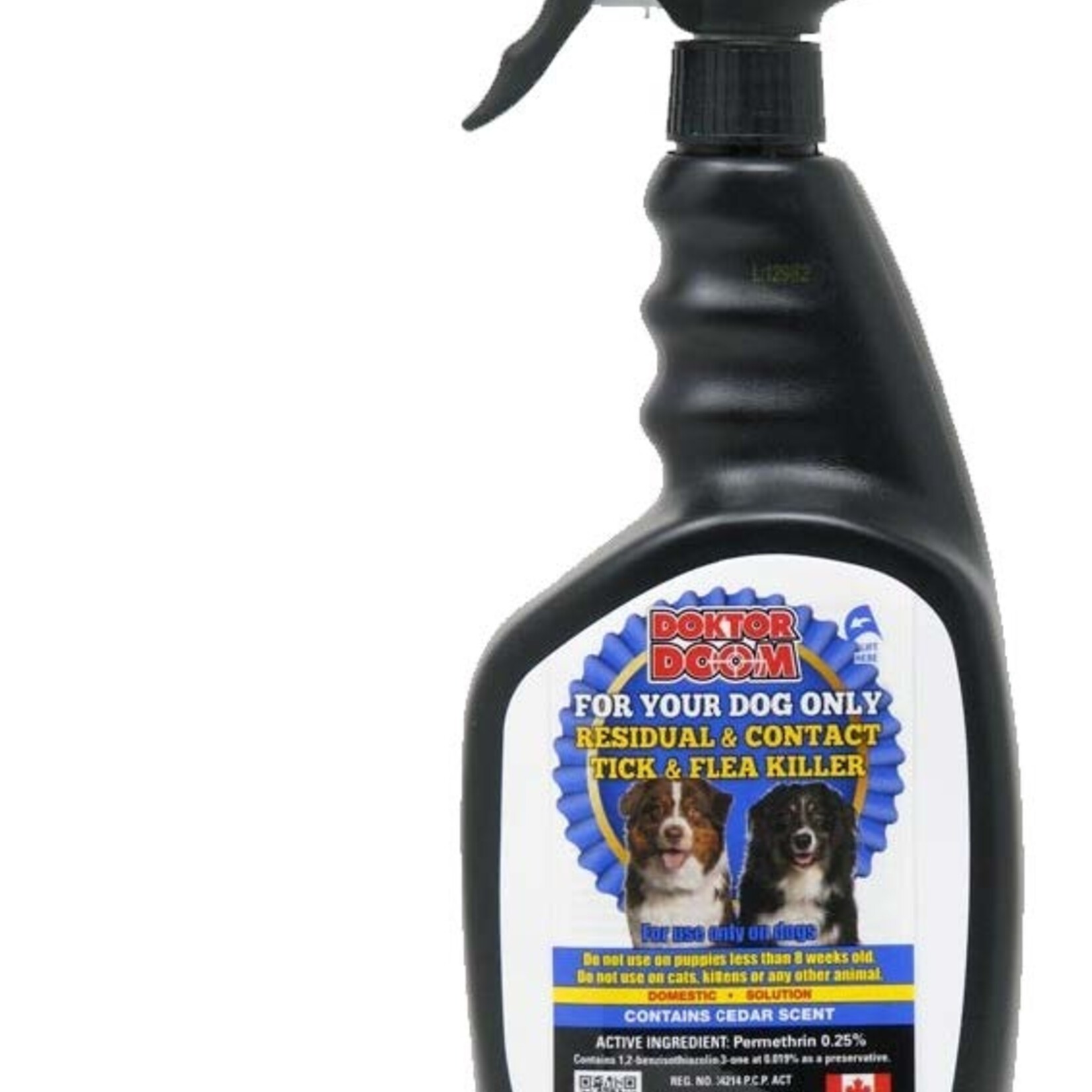 Insecticide haute performance pour chien | Élimine puces et tiques + barrière protectrice