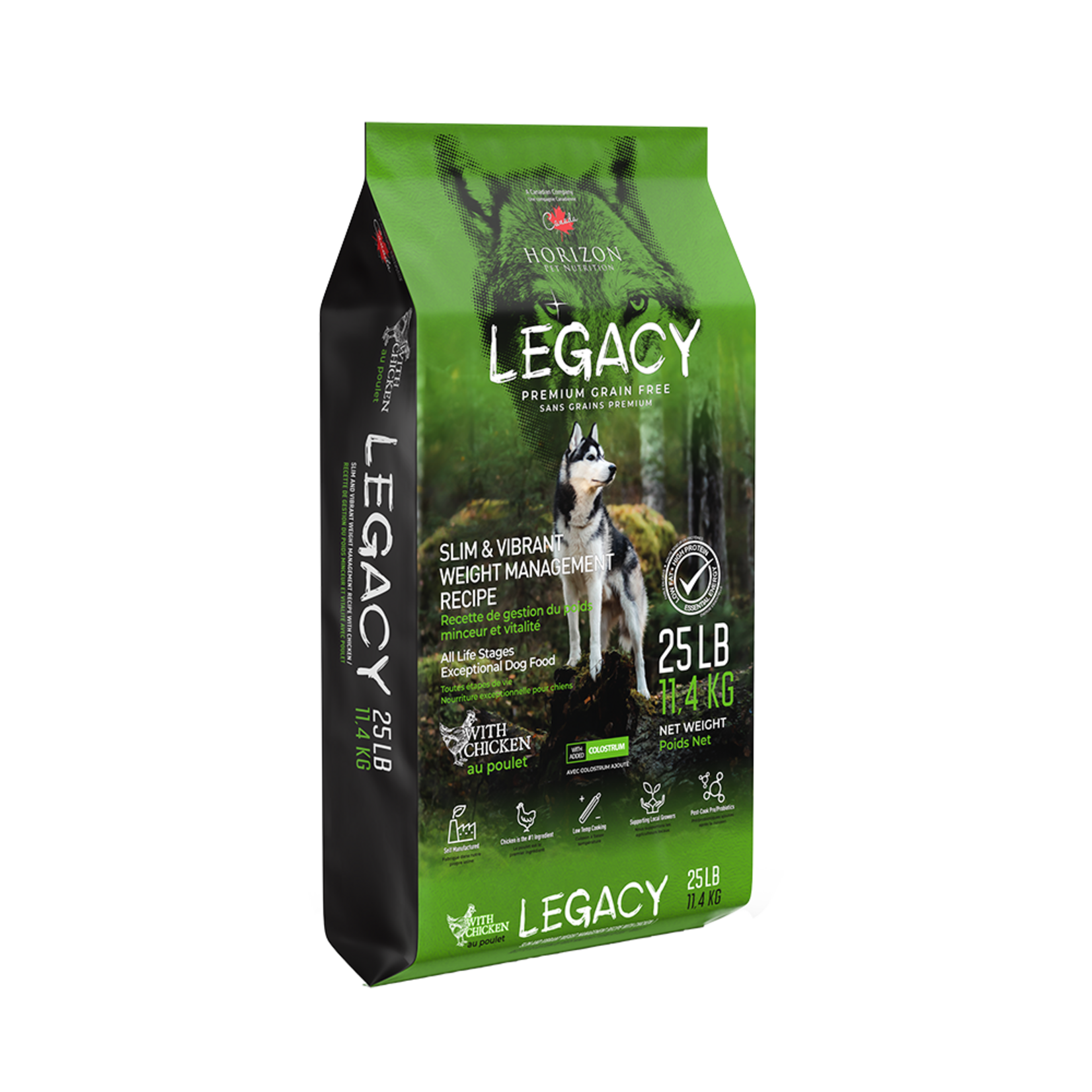 Horizon Legacy Recette de gestion du poids minceur et vitalité Nourriture pour chiens