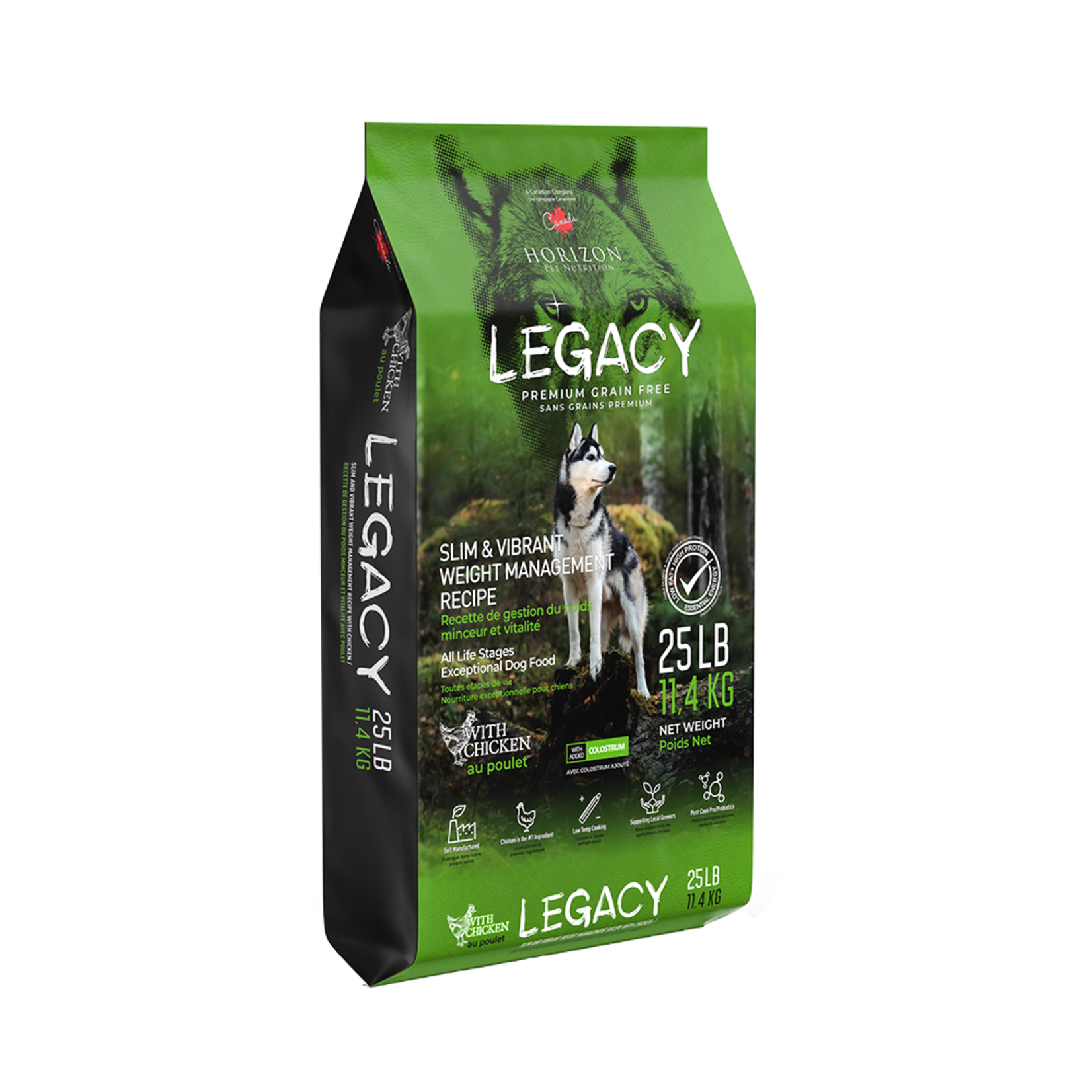 Horizon Legacy Recette de gestion du poids minceur et vitalité Nourriture pour chiens