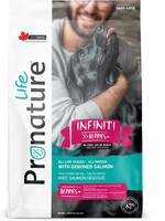 Pronature Life Infiniti food for dogs, all breeds - deboned salmon