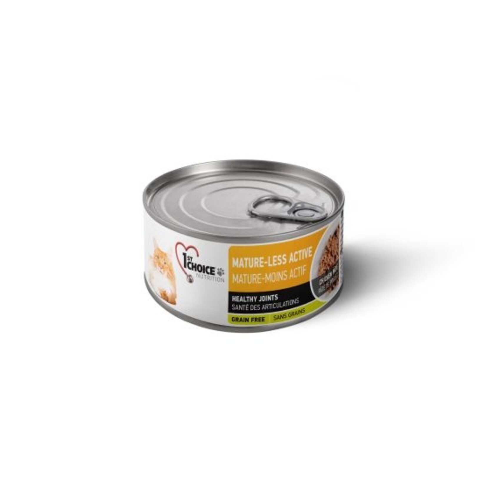 1St Choice Canned Cat Food, Mature & Less Active - Grain Free Chicken Pâté