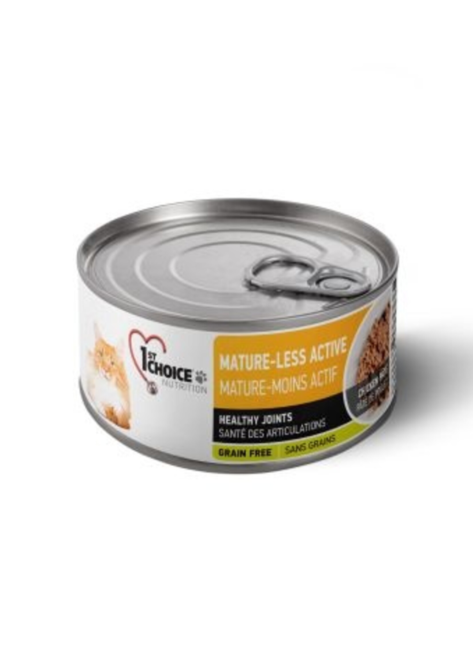 1St Choice Canned Cat Food, Mature & Less Active - Grain Free Chicken Pâté