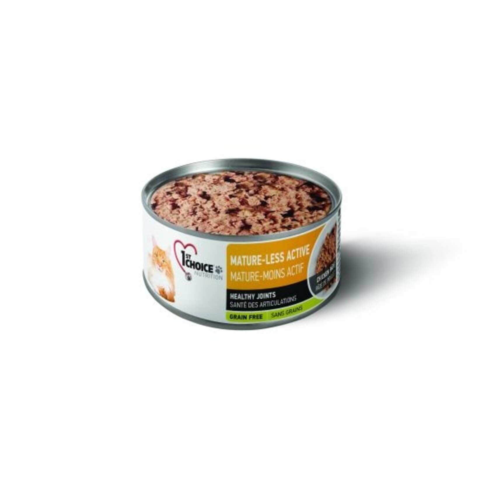 1St Choice Canned Cat Food, Mature & Less Active - Grain Free Chicken Pâté