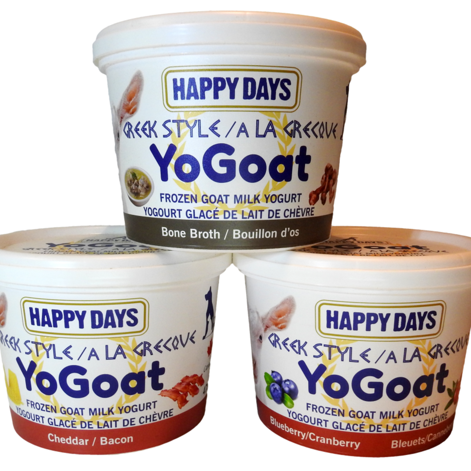 YoGoat à la grecqve Yogourt glacé de lait de chèvre