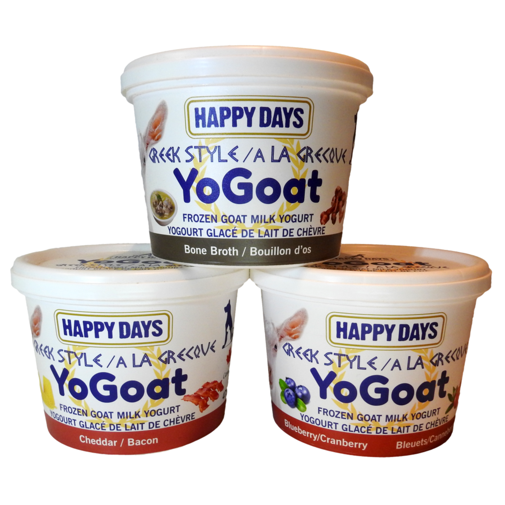 YoGoat à la grecqve Yogourt glacé de lait de chèvre