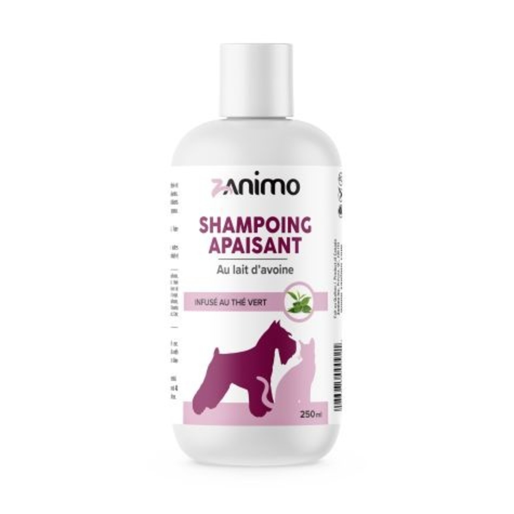 ZANIMO Soothing Oat Milk Shampoo, For Dogs And Cats - Infused With Green Tea