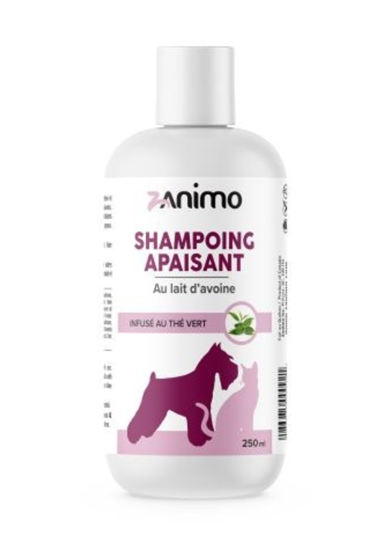 ZANIMO Soothing Oat Milk Shampoo, For Dogs And Cats - Infused With Green Tea