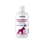 ZANIMO Après-shampoing Bleu, Pour Poils Blancs Et Noirs, Pour Chien Et Chat - Amande & Lavande