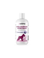 ZANIMO Après-shampoing Bleu, Pour Poils Blancs Et Noirs, Pour Chien Et Chat - Amande & Lavande