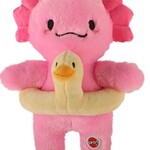 Jouet en peluche Axolotl avec tube 10"