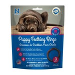 Puppy Teething Rings, Grain Free, Blueberry & Bbq (pk 3)