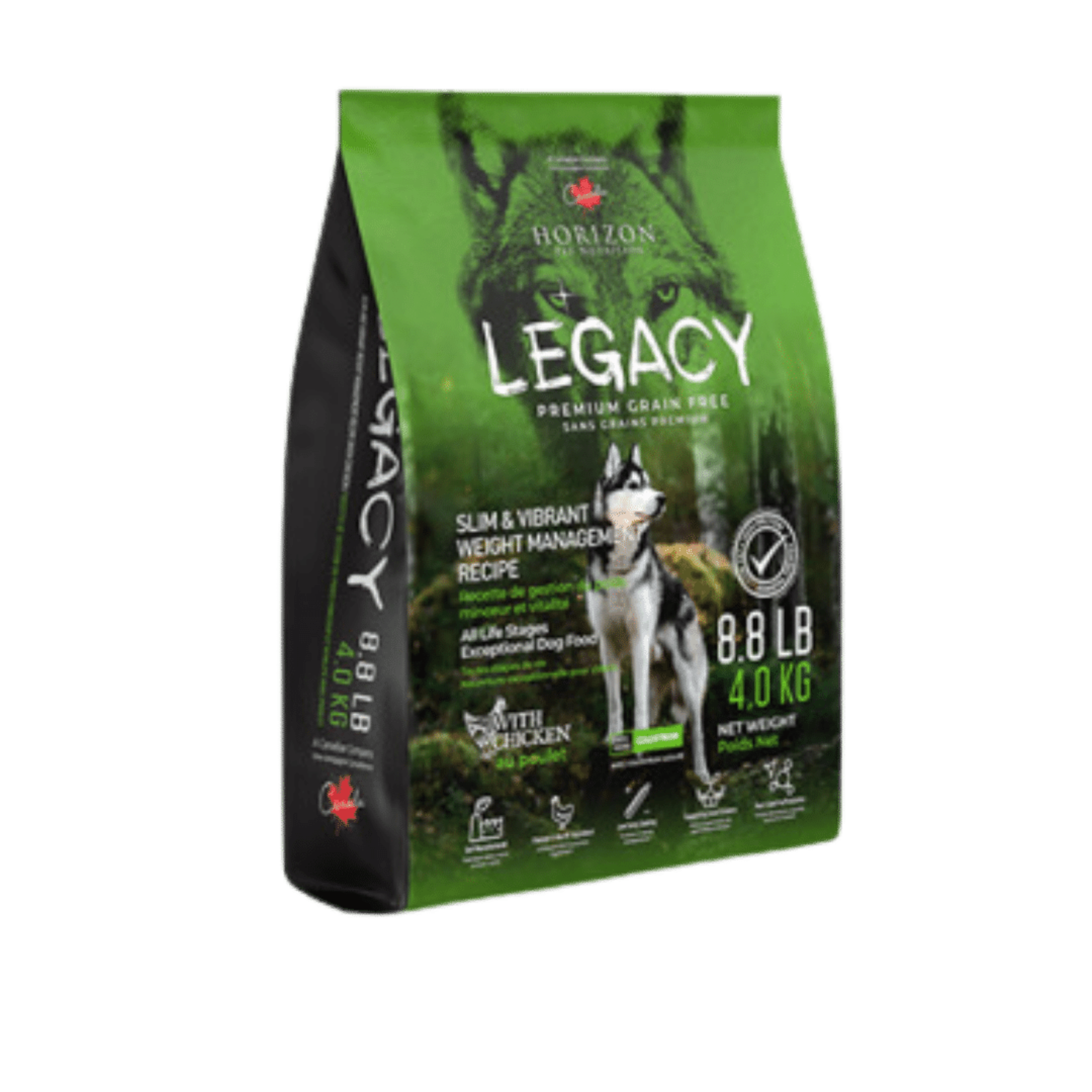 Horizon Legacy Recette de gestion du poids minceur et vitalité Nourriture pour chiens