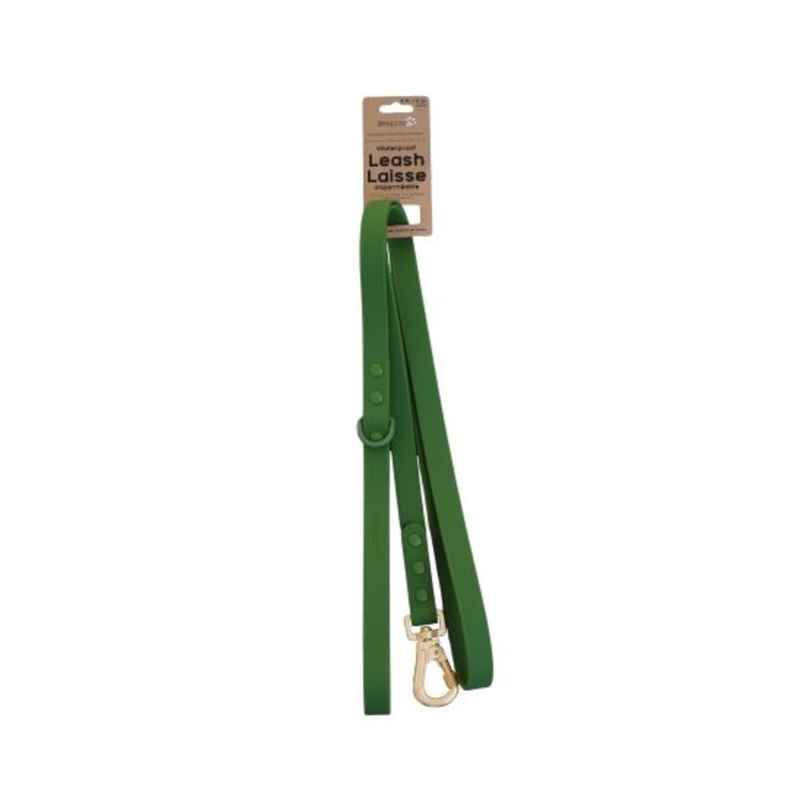 Waterproof Dog Leash, Green Camo Color 5 Ft.