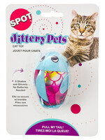 Plush Jittery Fish Assorted Cat Toy 3"