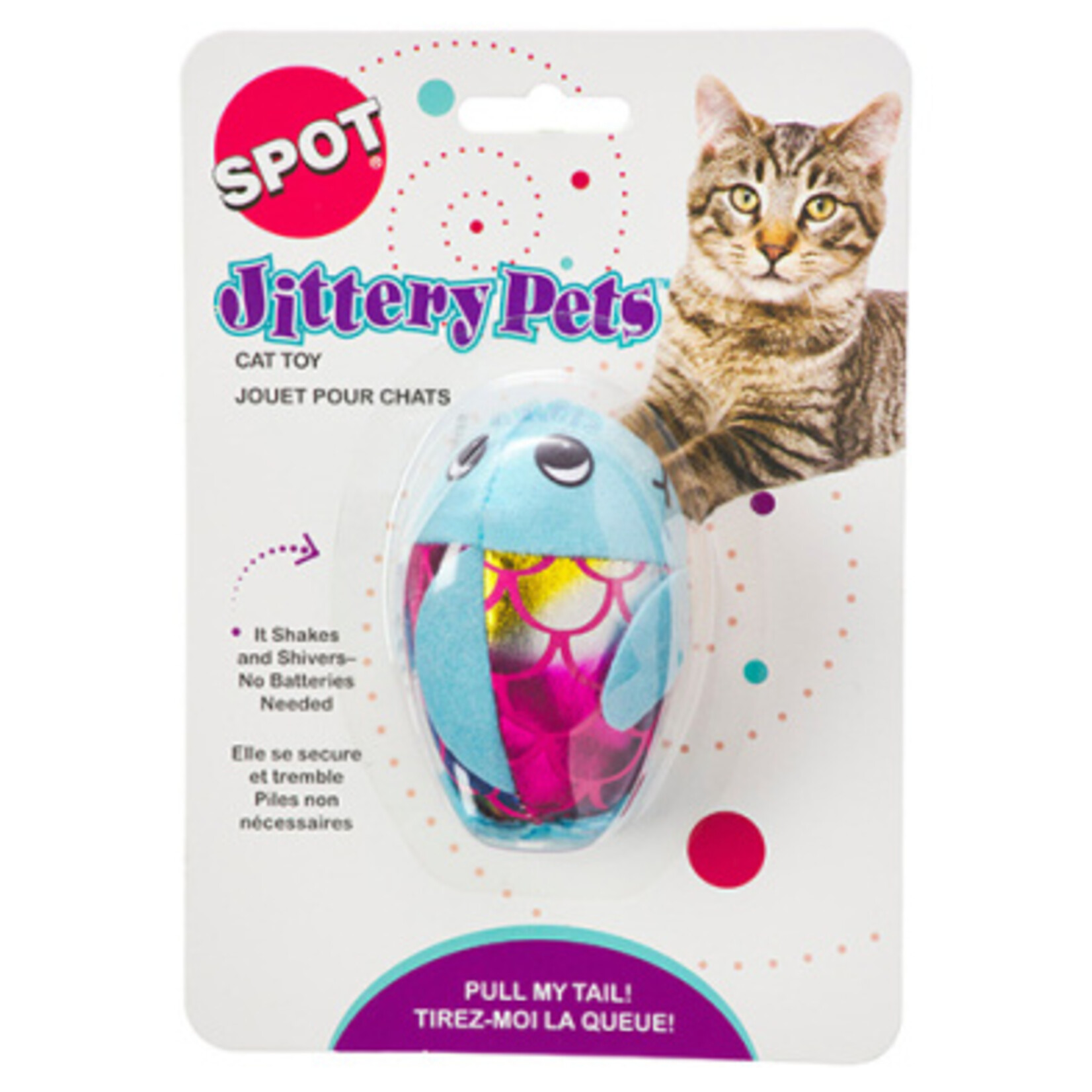 Poisson Nerveux jouet pour Chat