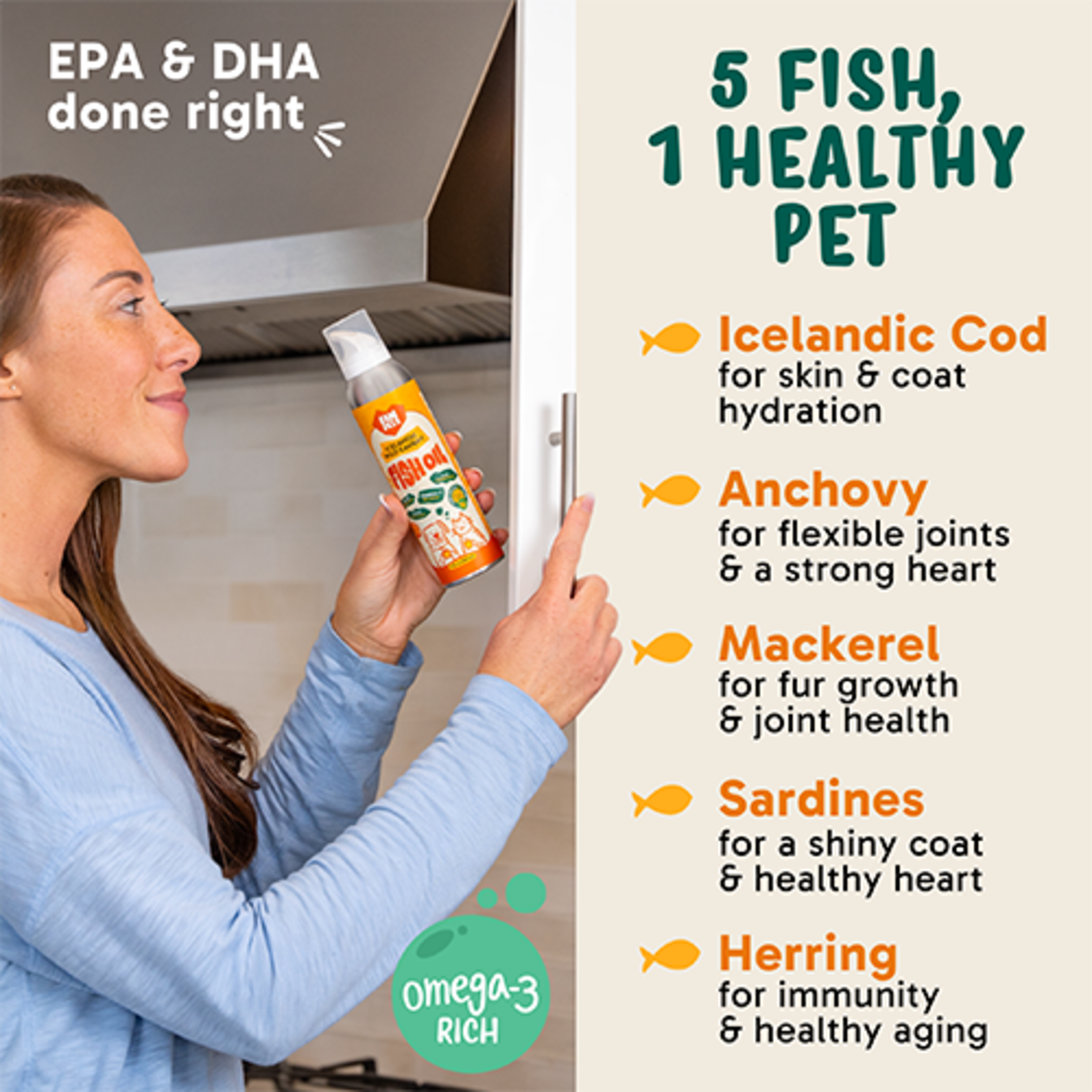 Huile de poisson sauvage islandais 5oz