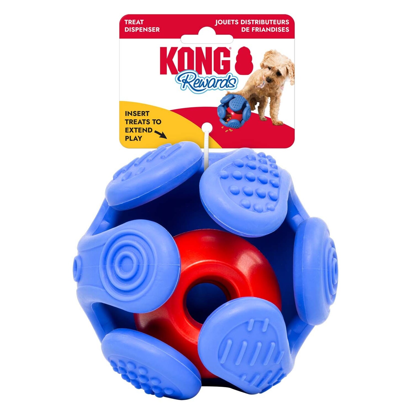 kong Interactive treat dispenser for dogs – Rolls, dispenses, stimulates