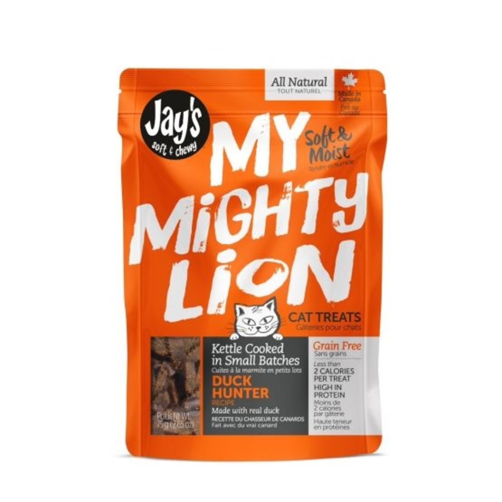 My Mighty Lion, Gâteries Pour Chat, Canard 75gr