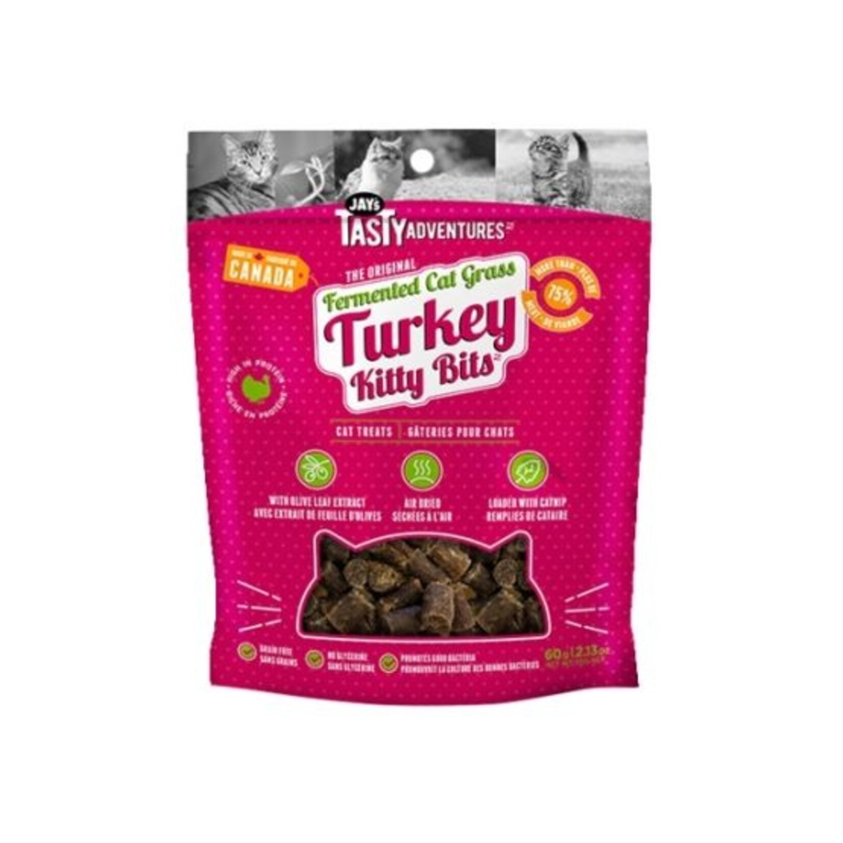Kitty Bits Cat Fermented Treats Turkey 60gr