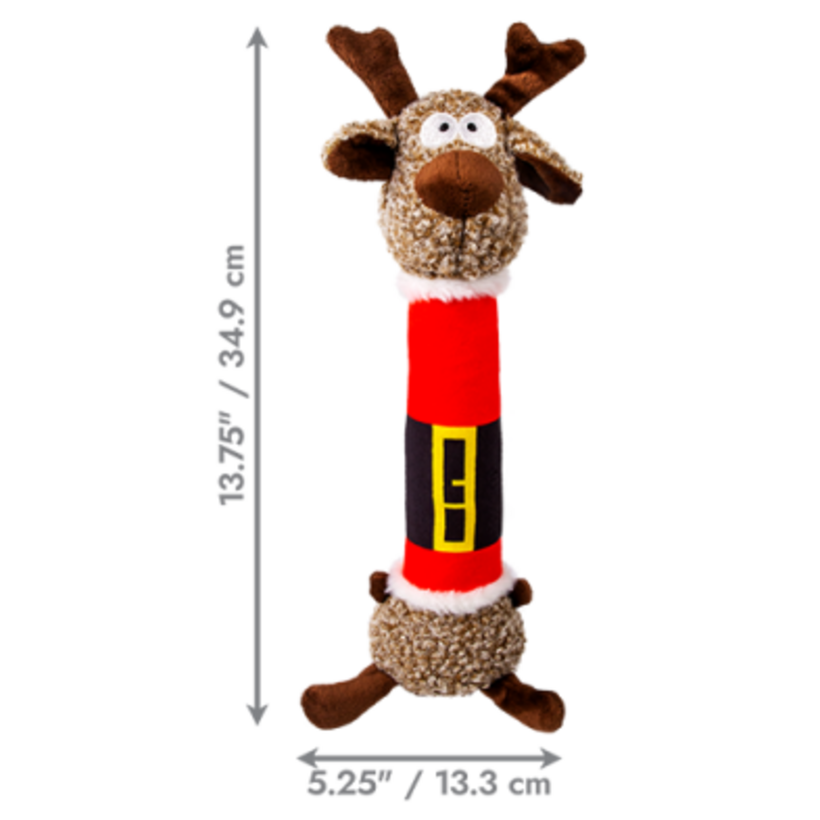 kong HOLIDAY Shakers™ Luvs Reindeer Medium Dog Toy