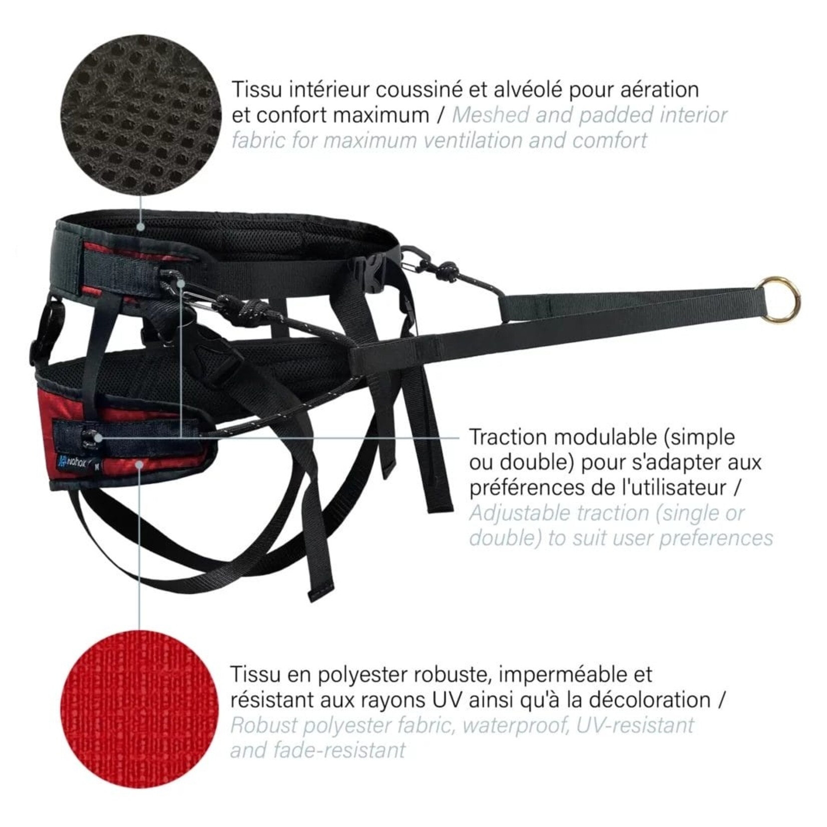 Nahak Hybrid traction belt