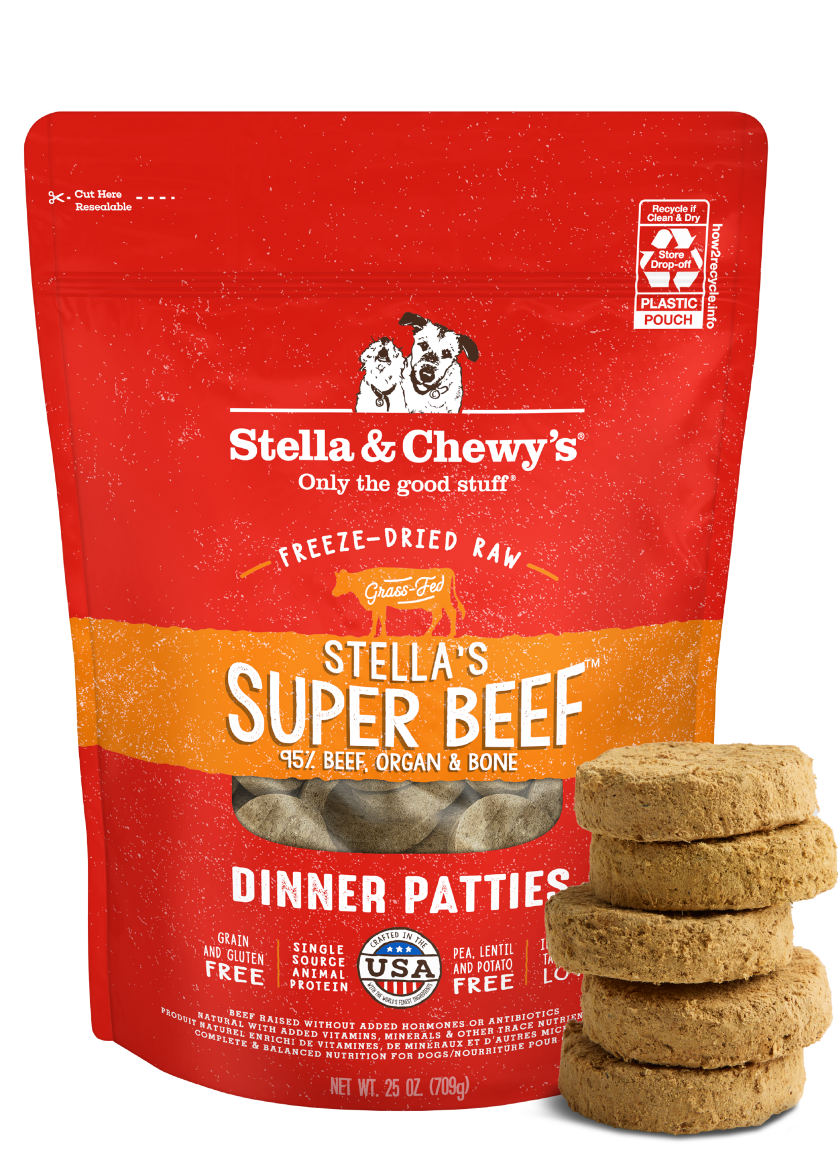 Super Beef Freeze-Dried Raw Dinner Patties