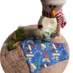Reversible dog & Christmas scarf — cozy and adorable