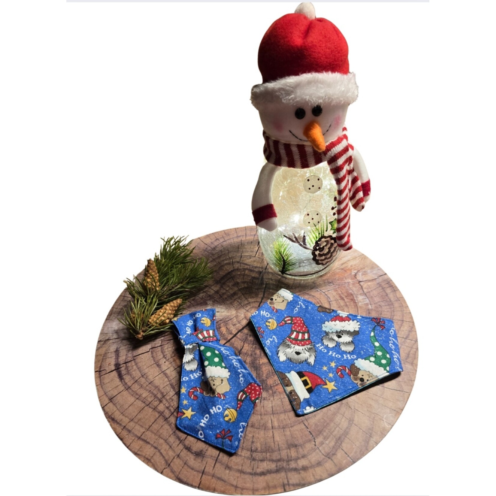 Cravate de Noël pour chien – Création artisanale du Québec