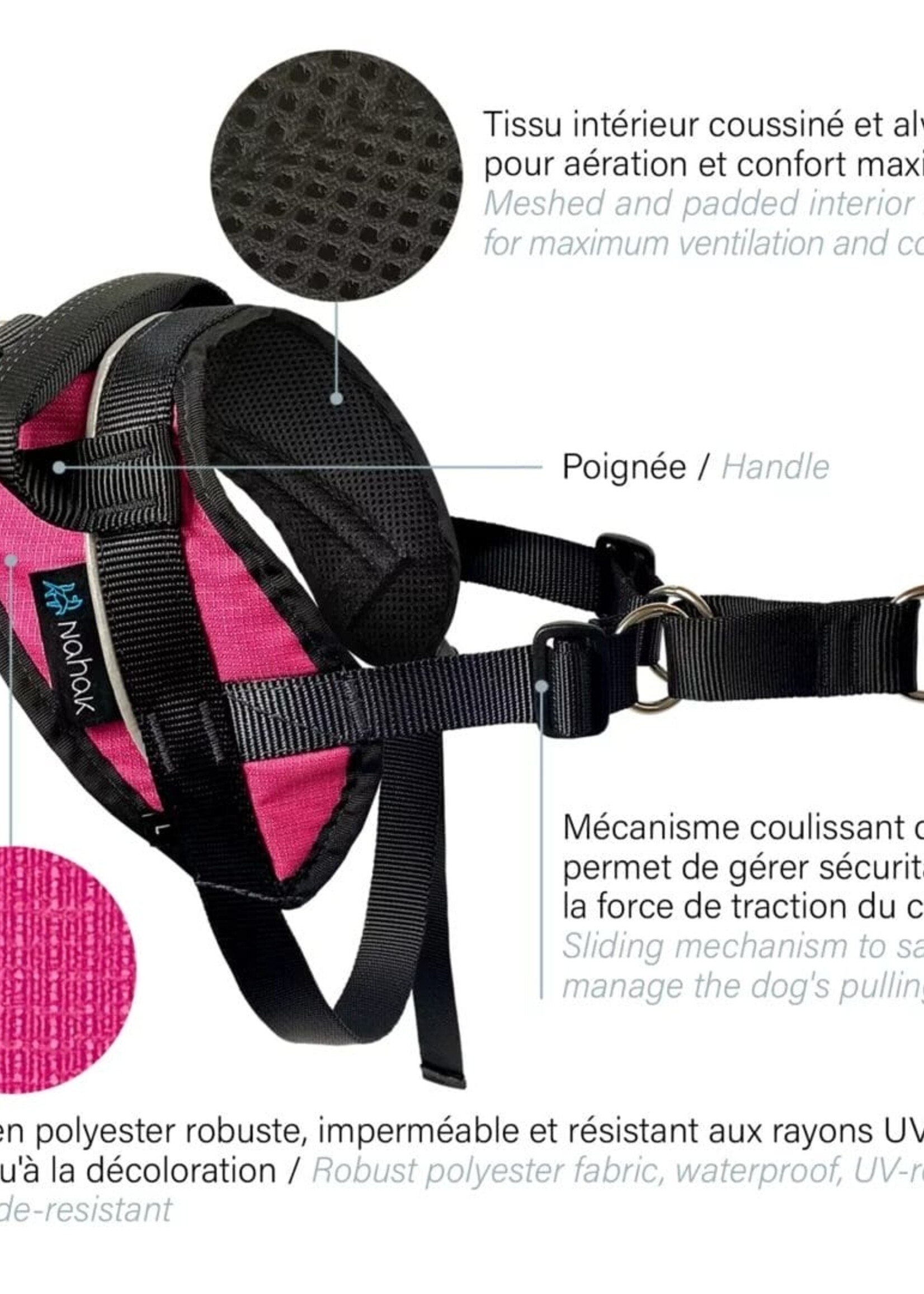 Nahak Harnais de marche pour chien