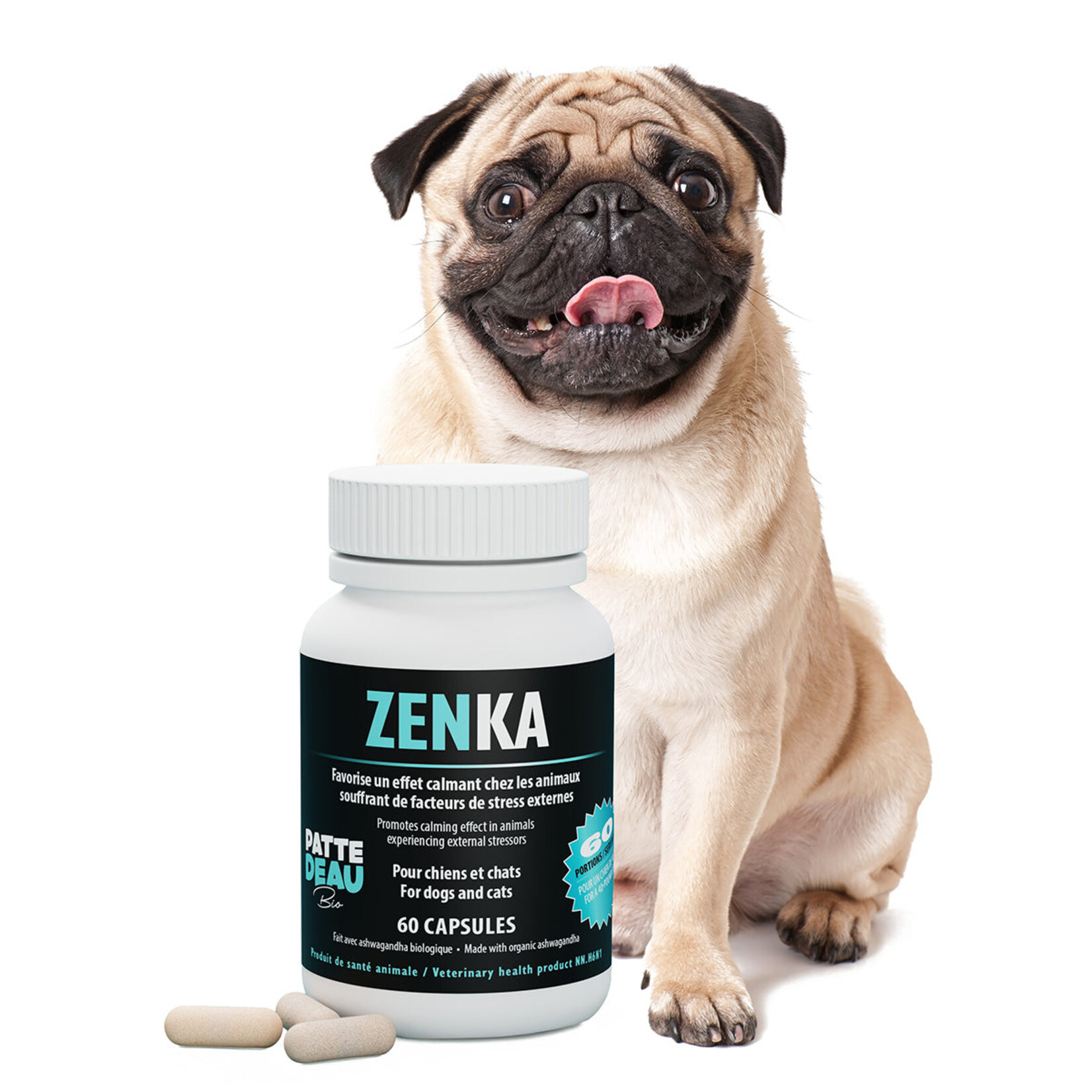 PATTE D'EAU BIO ZENKA pour chiens et chats