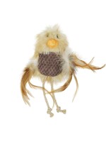Jouet Pour Chat – Oiseau Soyeux 18 cm avec Herbe à Chat