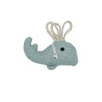 Cat Toy – Whale 10 cm Made of Recycled Fabric & Catnip