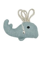 Jouet Pour Chat – Baleine 10 cm en Tissu Recyclé & Herbe à Chat