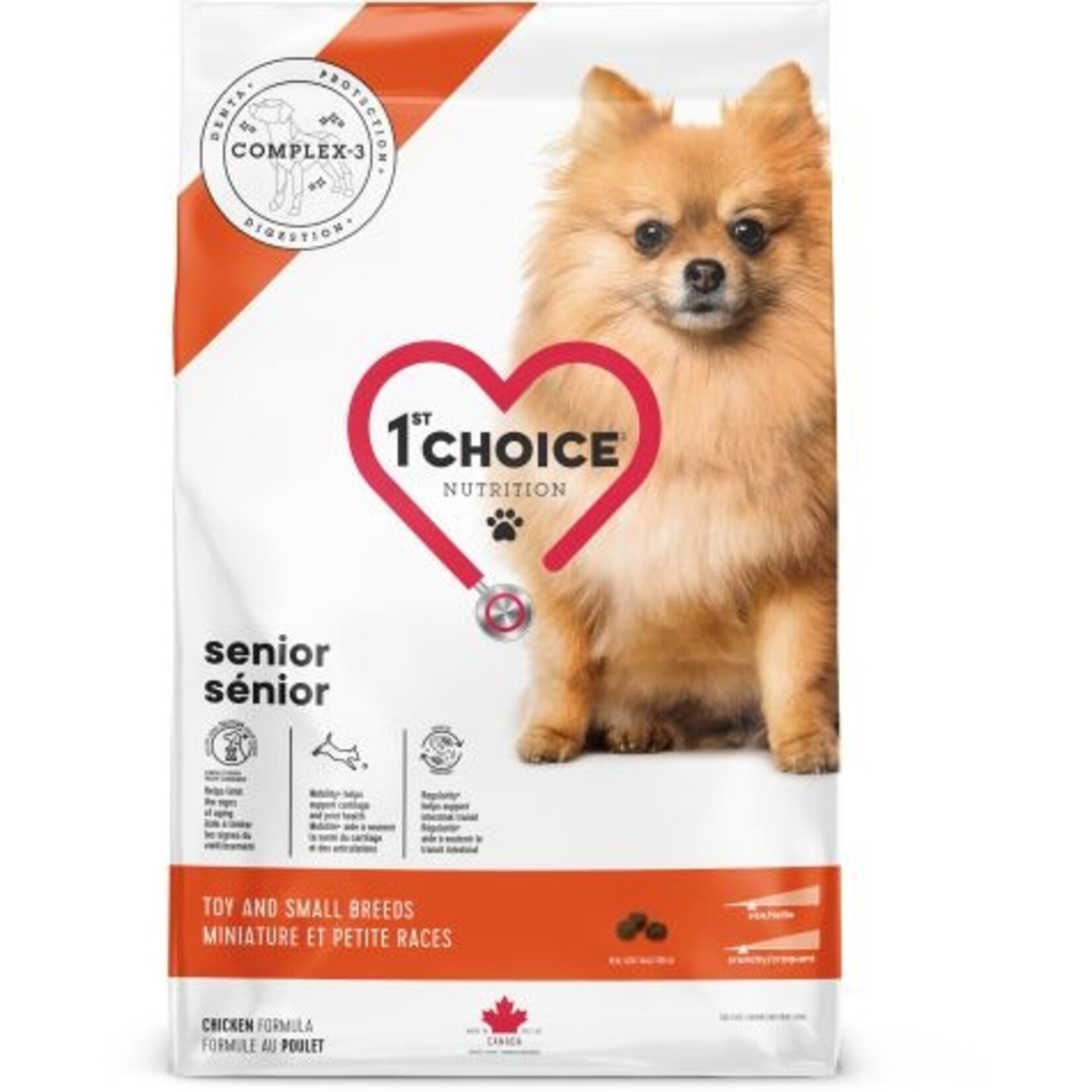 1St Choice Dog Food, Senior, Toy And Small Breeds - Chicken
