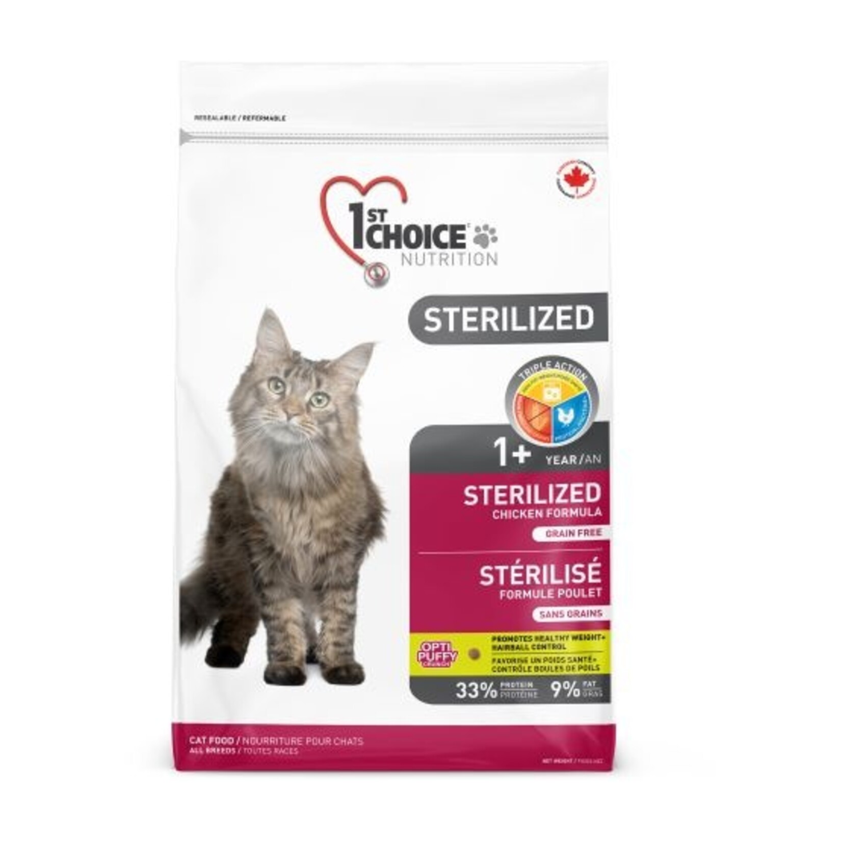 1St Choice Cat Food, Sterilized - Grain Free Chicken