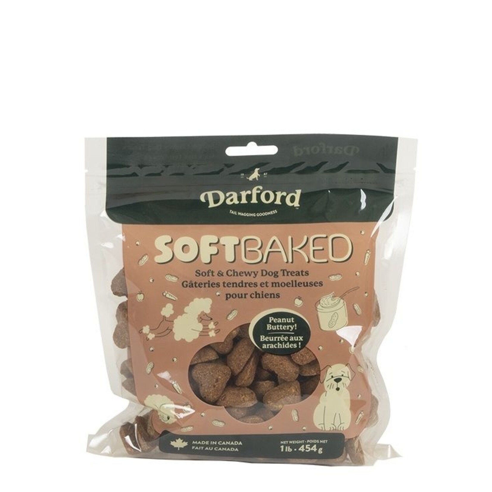 Soft and Chewy Dog Treats - Peanut Butter 454g