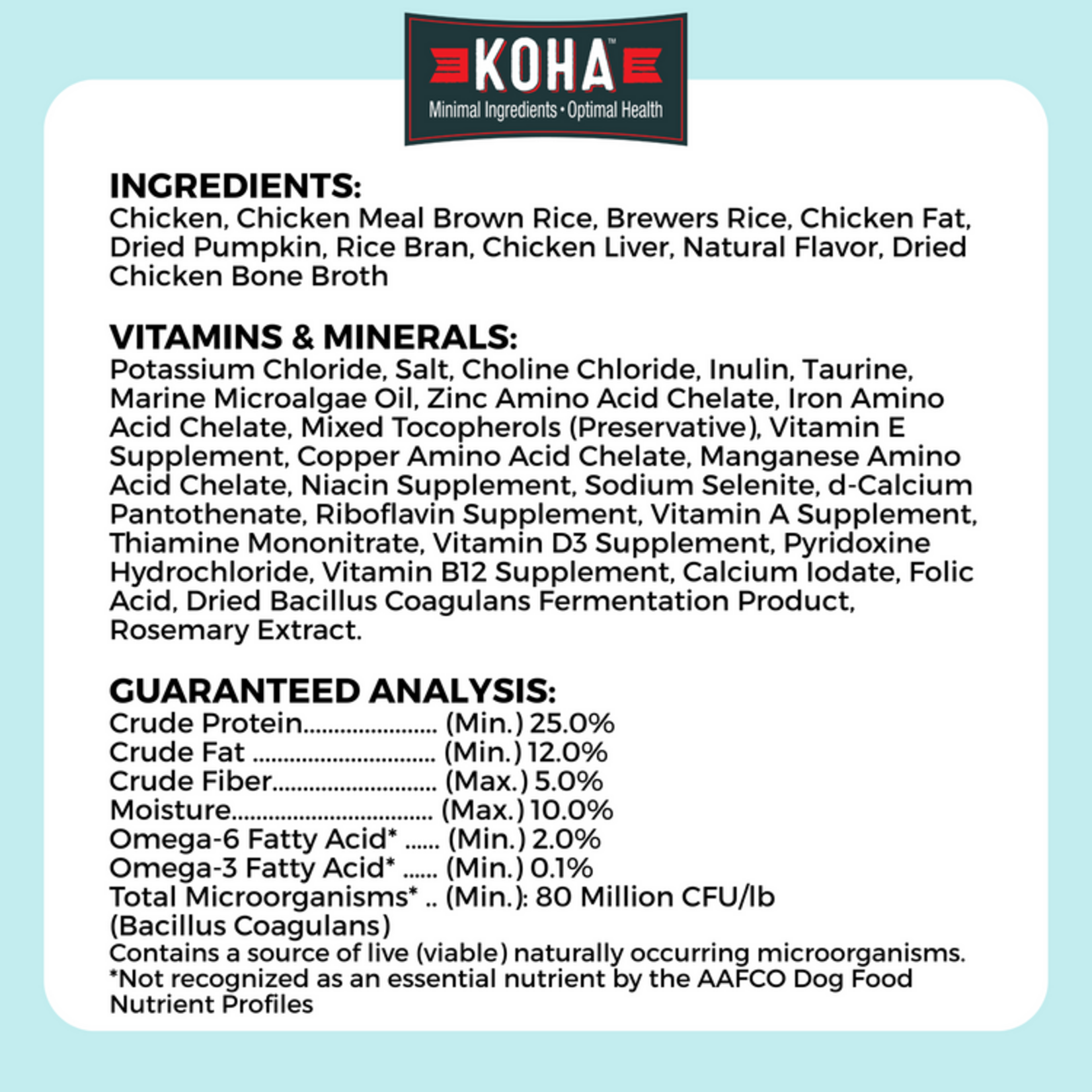 Limited Ingredient Diet - Chicken & Rice Sensitive Stomach - Dog Kibble