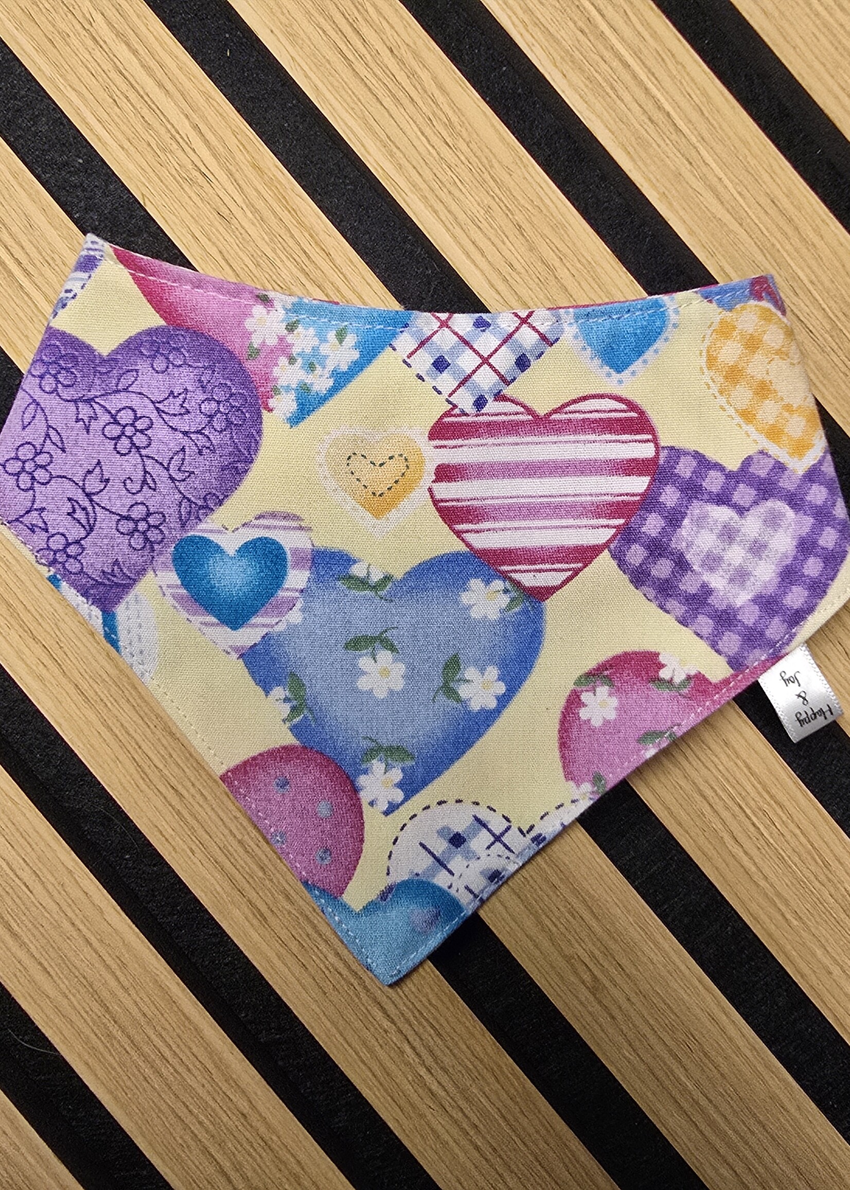 Back Hearts: The Small Love Bandana Small