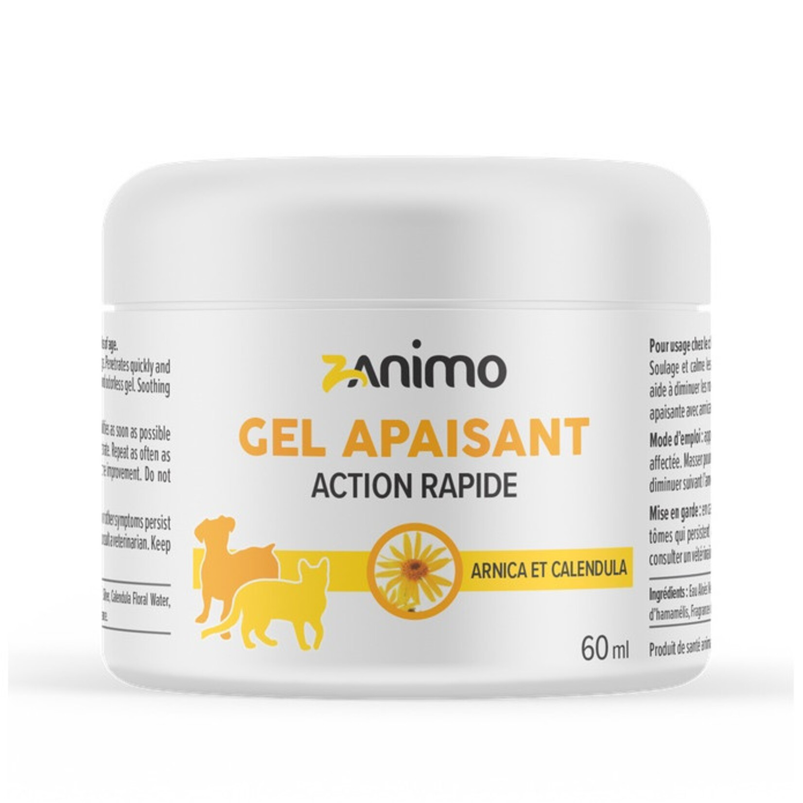 ZANIMO premiers soins, action rapide, arnica et calendula