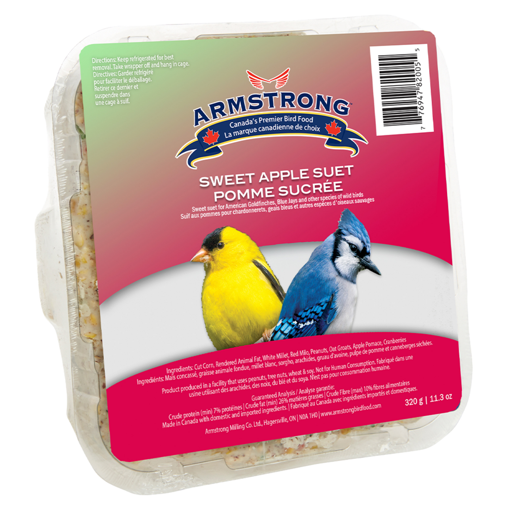 Sweet apple suet 320 gr