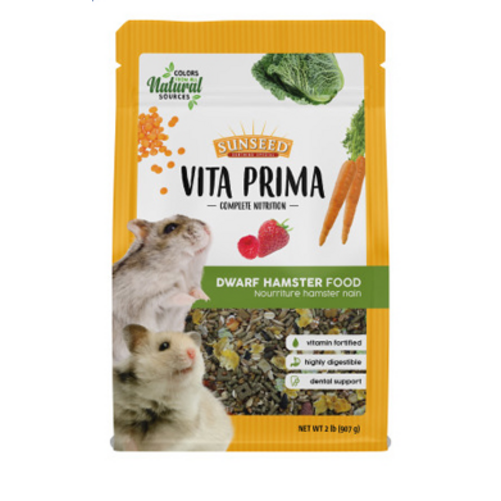 Nourriture pour hamster nain 2 lb