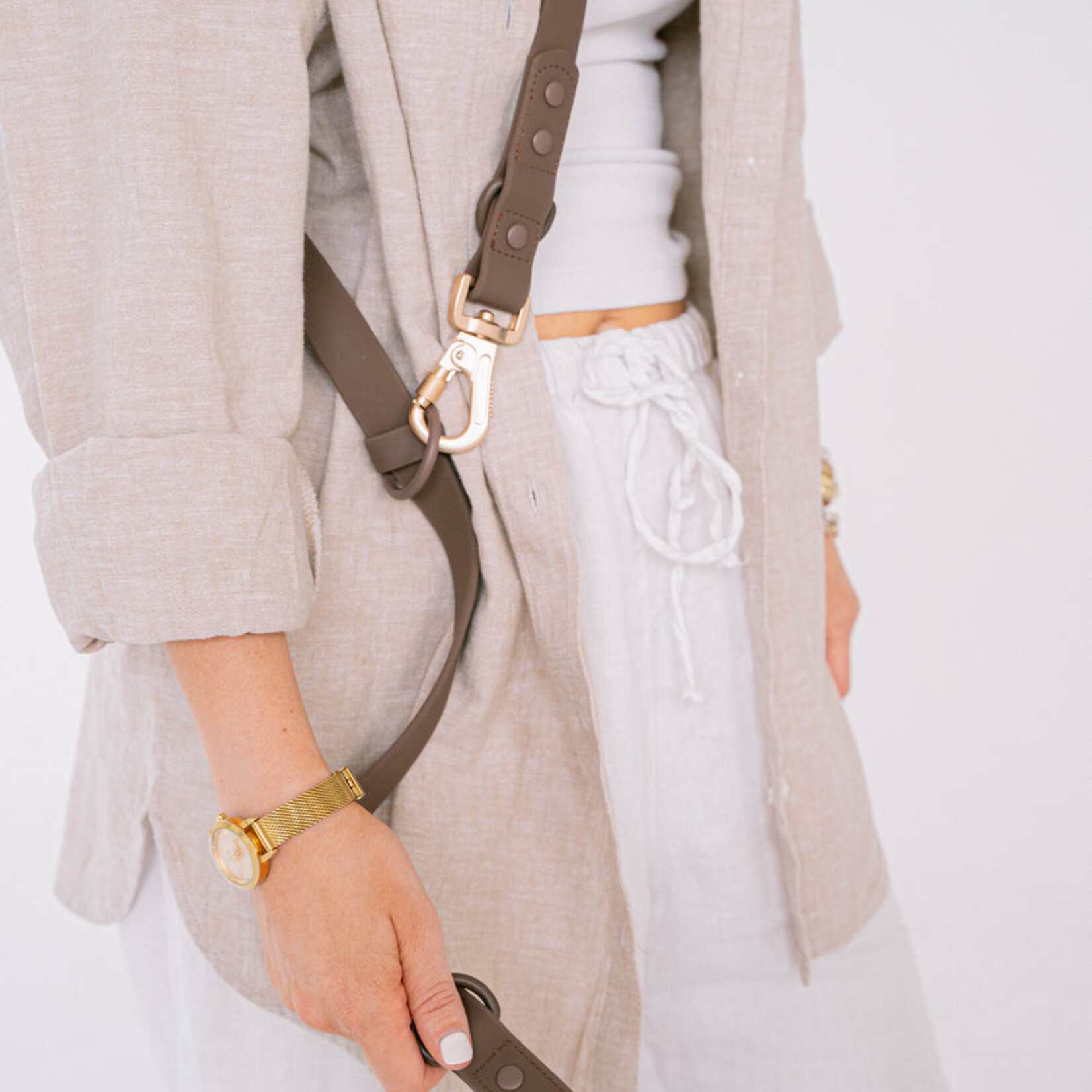 Waterproof Dog Leash - Espresso Color 6'