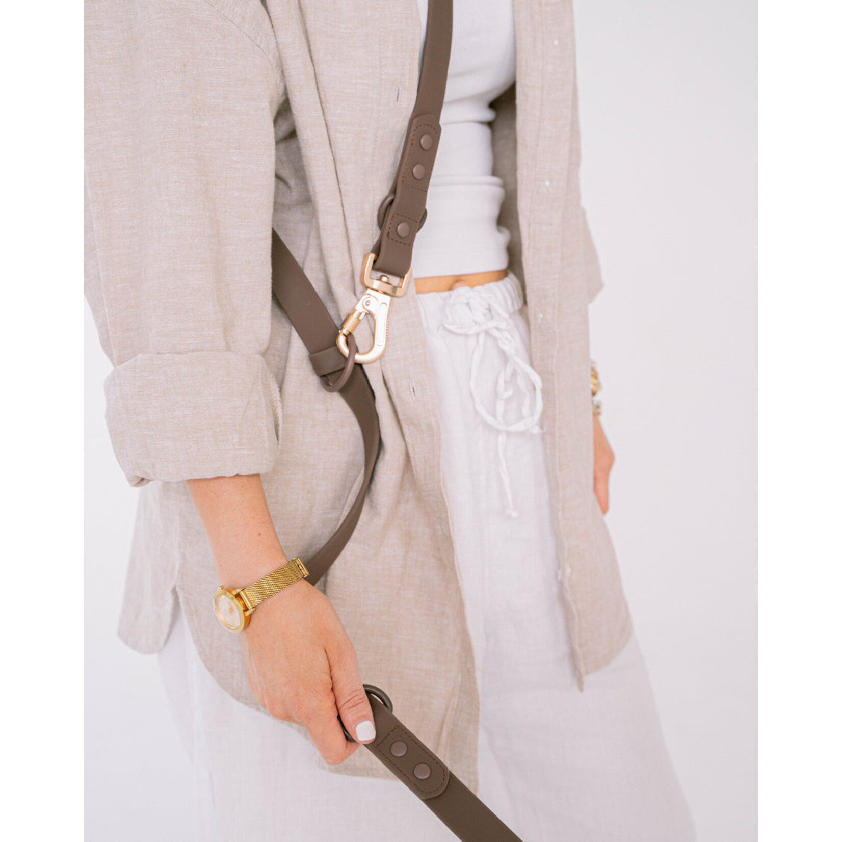 Waterproof Dog Leash - Espresso Color 6'